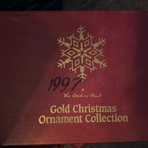 The Danbury Gold Christmas Ornament Collection